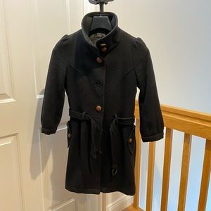 Zara women’s Pea Coat Black S